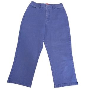 GLÓRIA VANDERBILT Wmen’s purple cropped pants Sz 8 gently used